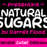 Natural Sugars Font Poster 1