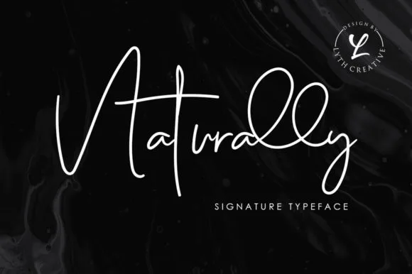 Naturally Font Naturally Font Poster 1