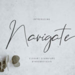 Navigate Font Poster 1