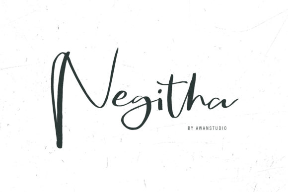 Negitha Font Poster 1