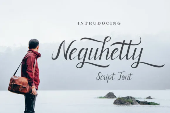 Neguhetty Font Neguhetty Font Poster 1