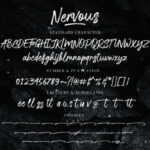 Nervous Font Poster 14
