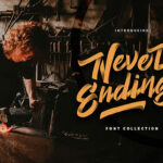 Never Ending Font Poster 1