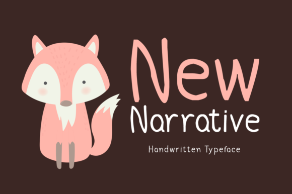 New Narrative Font Poster 1