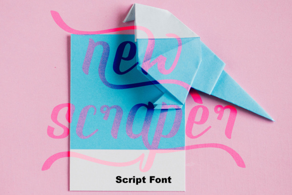 New Scraper Font Poster 1