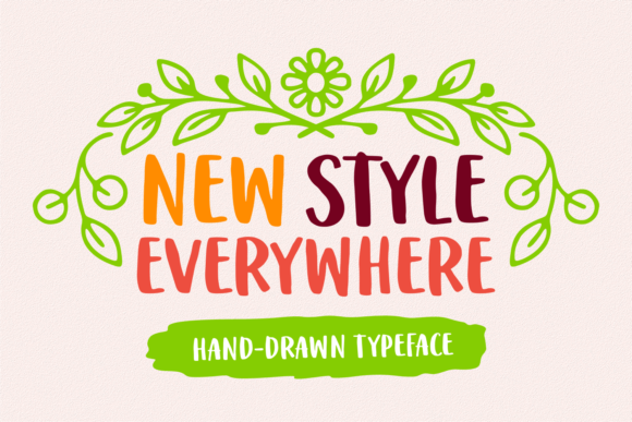 New Style Everywhere Font Poster 1
