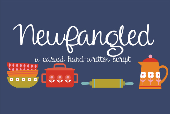 Newfangled Font Poster 1