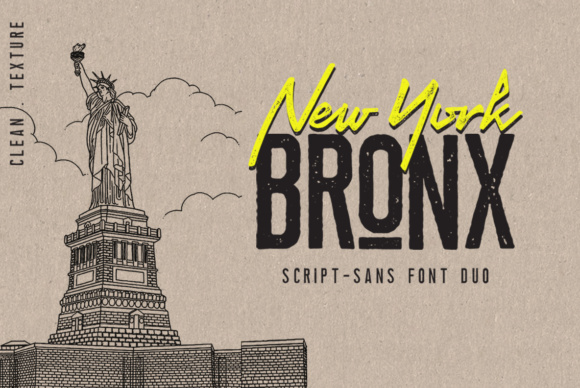 Newyork Bronx Duo Font Poster 1