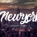 Newyork Script Font Poster 1