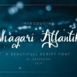 Nhagari Atlantika Font Poster 1