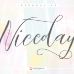 Niceday Font Poster 1