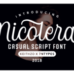 Nicolera Font Poster 1