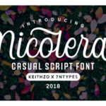 Nicolera Font Poster 8