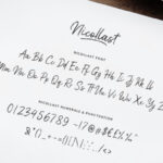 Nicollast Font Poster 9