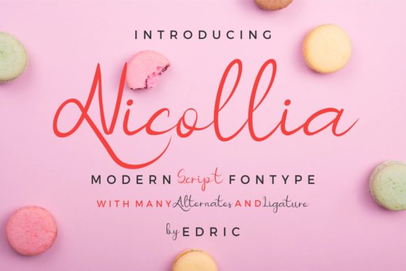 Nicollia Font Poster 1