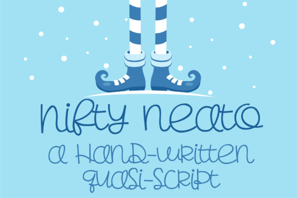 Nifty Neato Font Poster 1