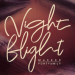 Night Flight Font Poster 1