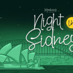 Night in Sidney Font Poster 1