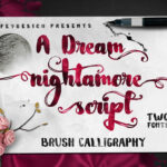 Nightamore Font Poster 1