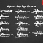 Nightamore Font Poster 2