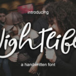 Nightlife Font Poster 1