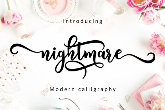 Nightmare Script Font