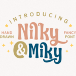 Nilky & Miky Font Poster 1