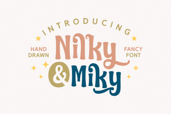 Nilky & Miky Font Poster 1