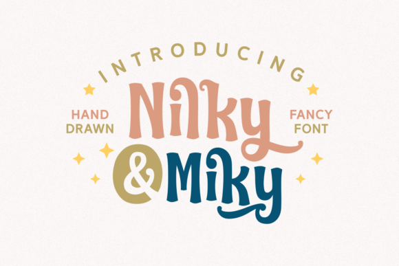 Nilky & Miky Font Nilky & Miky Font Poster 1
