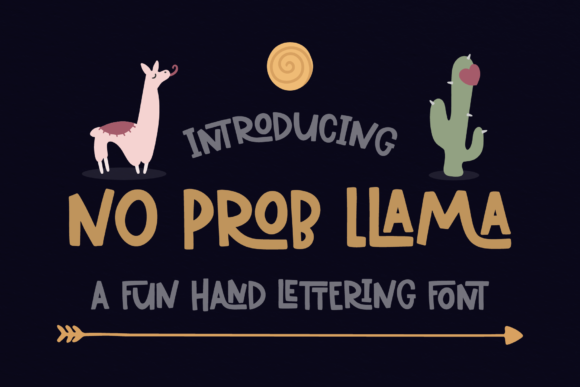 No Prob Llama Font