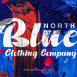 North Blue Font Poster 1