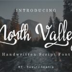 North Valley Font Poster 1
