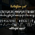 Northingtown Font Poster 9