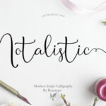 Notalistic Font Poster 1