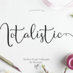 Notalistic Font Poster 1