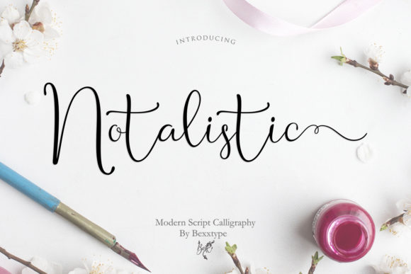 Notalistic Font Poster 1