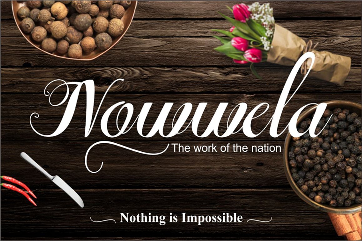 Nowwela Font Poster 1
