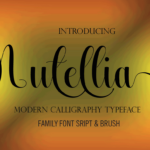 Nutellia Font Poster 6