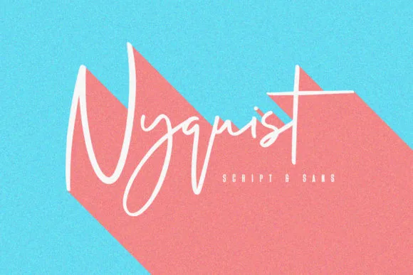 Nyquist Duo Font Poster 1