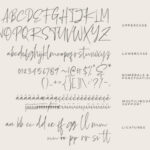 Oaklinn Script Font Poster 8