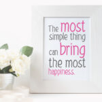 Observable Happiness Font Poster 2