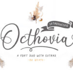 Octhovia Duo Font Poster 1