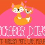 October Days Font Poster 1