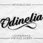 Odinelia Font Poster 1