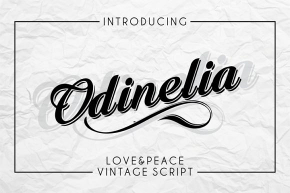 Odinelia Font Poster 1