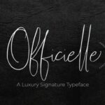 Officielle Script Font Poster 1