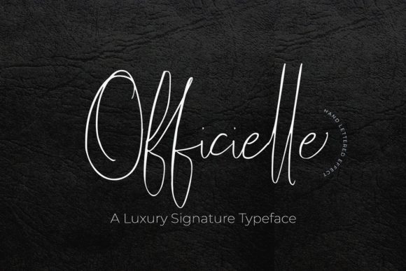 Officielle Script Font Poster 1