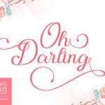 Oh Darling Font Poster 1