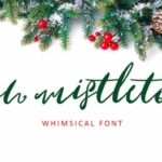 Oh Mistletoe Font Poster 1