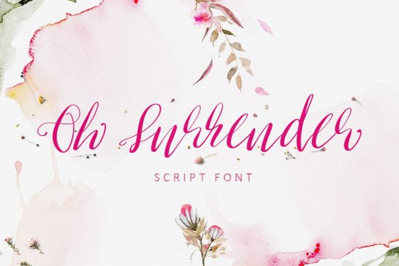 Oh Surrender Font